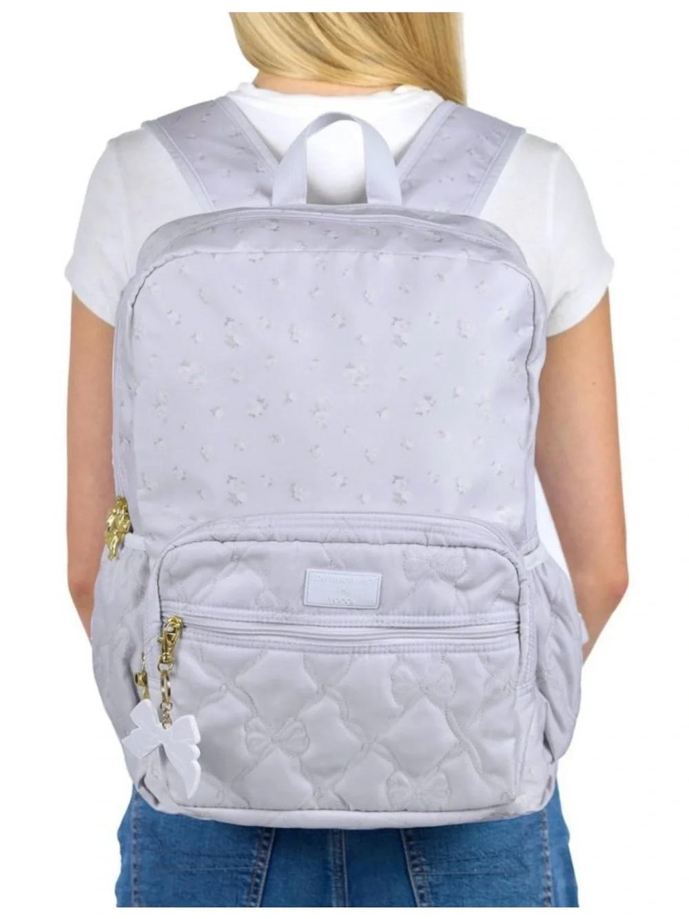 LoveShackFancy x Target Kids Lavender Quilted Backpack - Youth School Bag